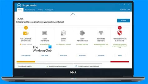 Once the scan is complete, you can choose to "autoinstall" the updates with the Dell. . Support assist dell